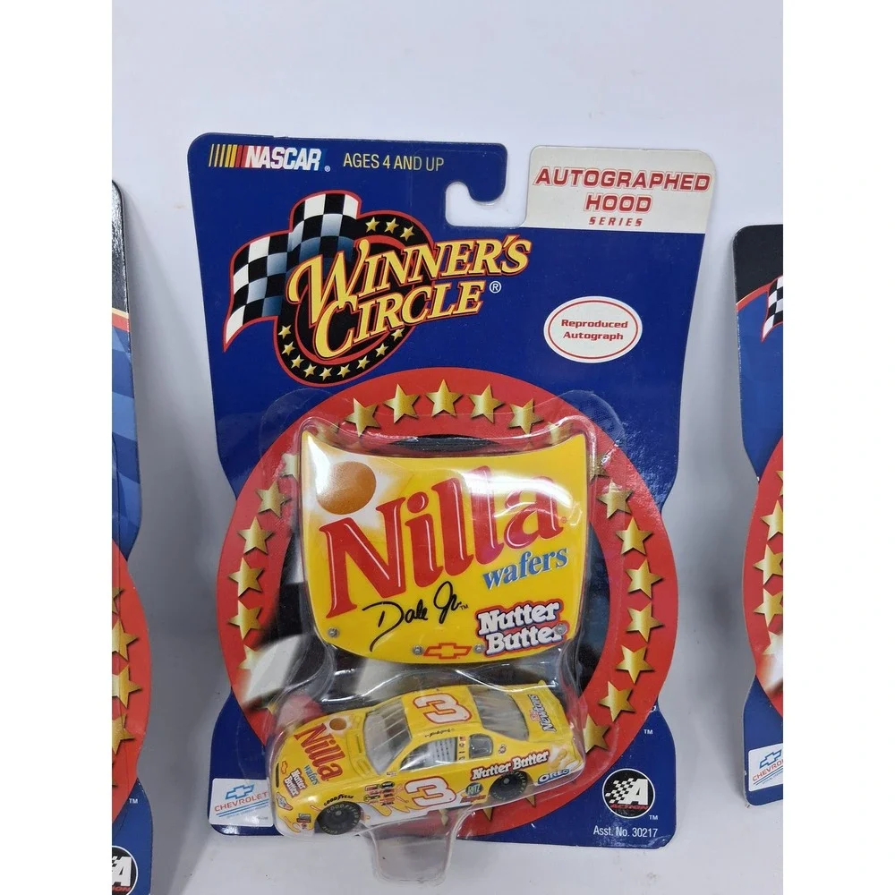 NASCAR Winners Circle Dale Earnhardt Jr Sr 1/64 Diecast 5Car Lot  Hood Series. N